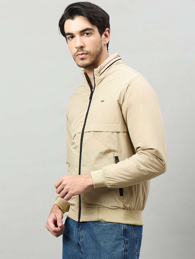men solid long sleeve bomber jacket - 22336147 -  Standard Image - 2