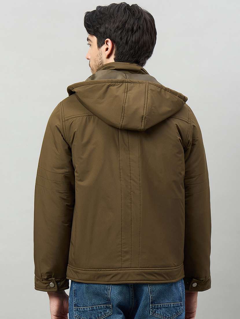men solid long sleeve bomber jacket - 22336151 -  Standard Image - 2
