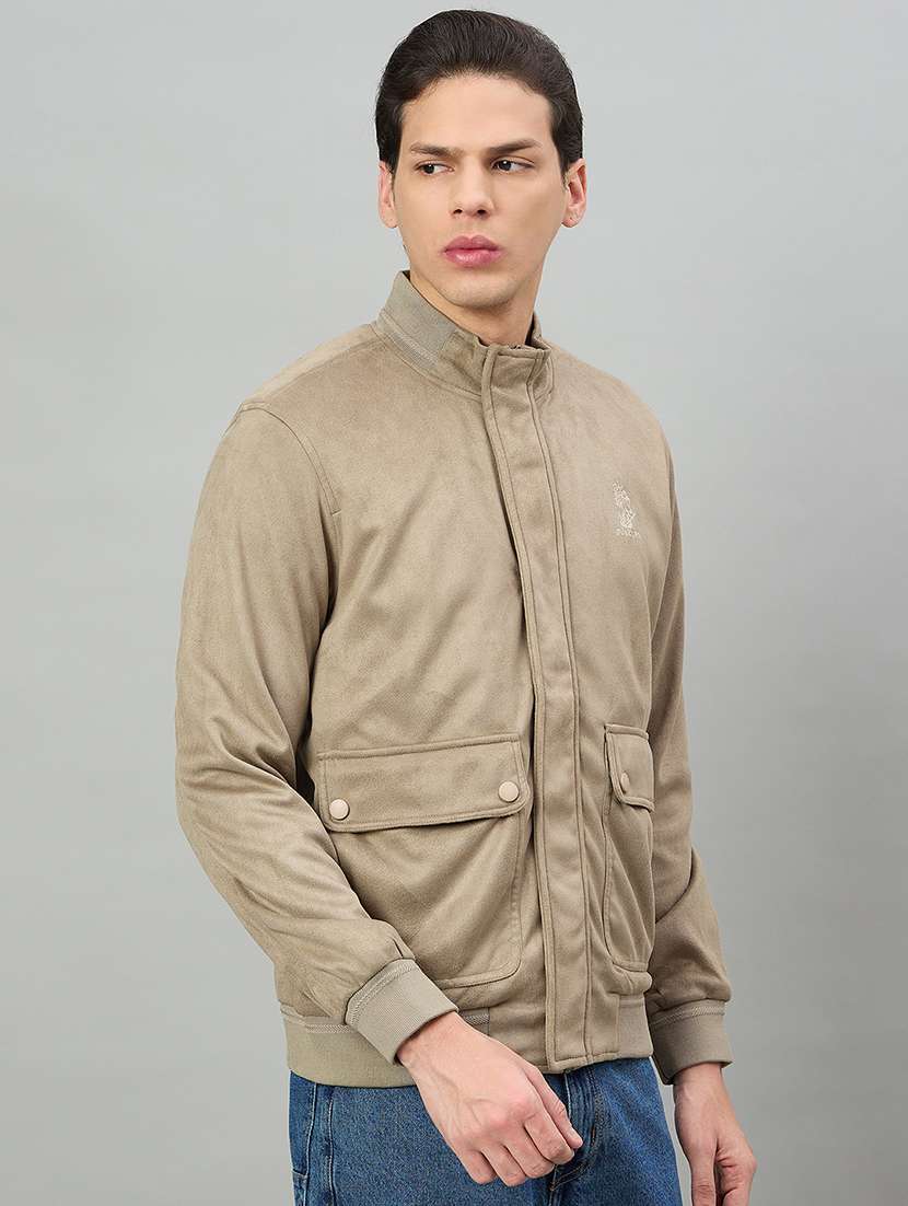 men solid long sleeve casual jacket - 22336154 -  Standard Image - 2