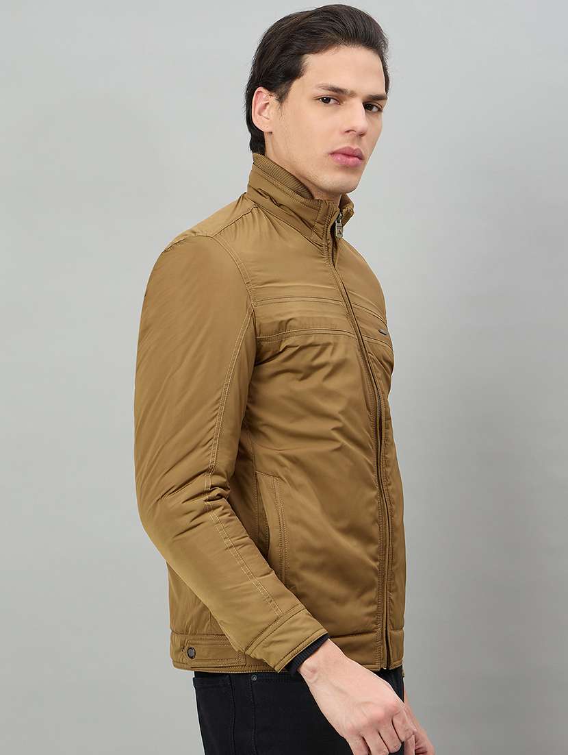 men solid long sleeve bomber jacket - 22336156 -  Standard Image - 2