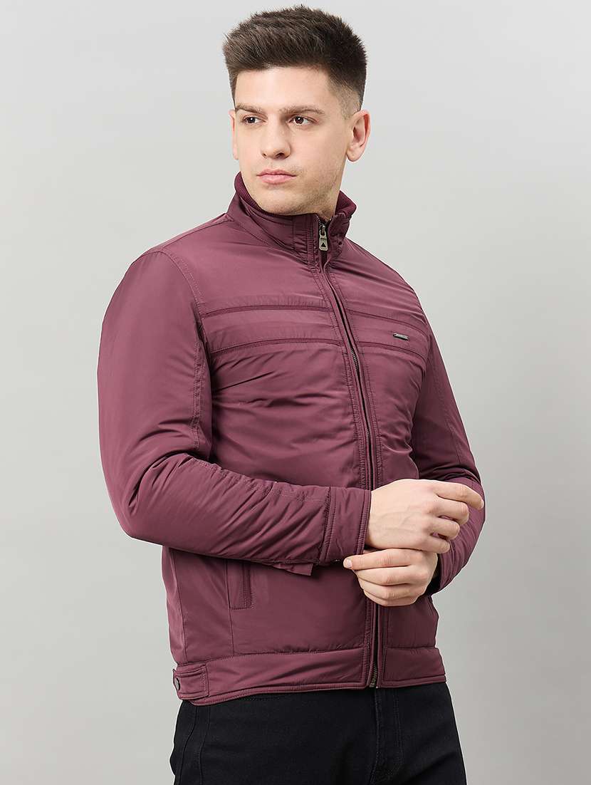 men solid long sleeve bomber jacket - 22336157 -  Standard Image - 2
