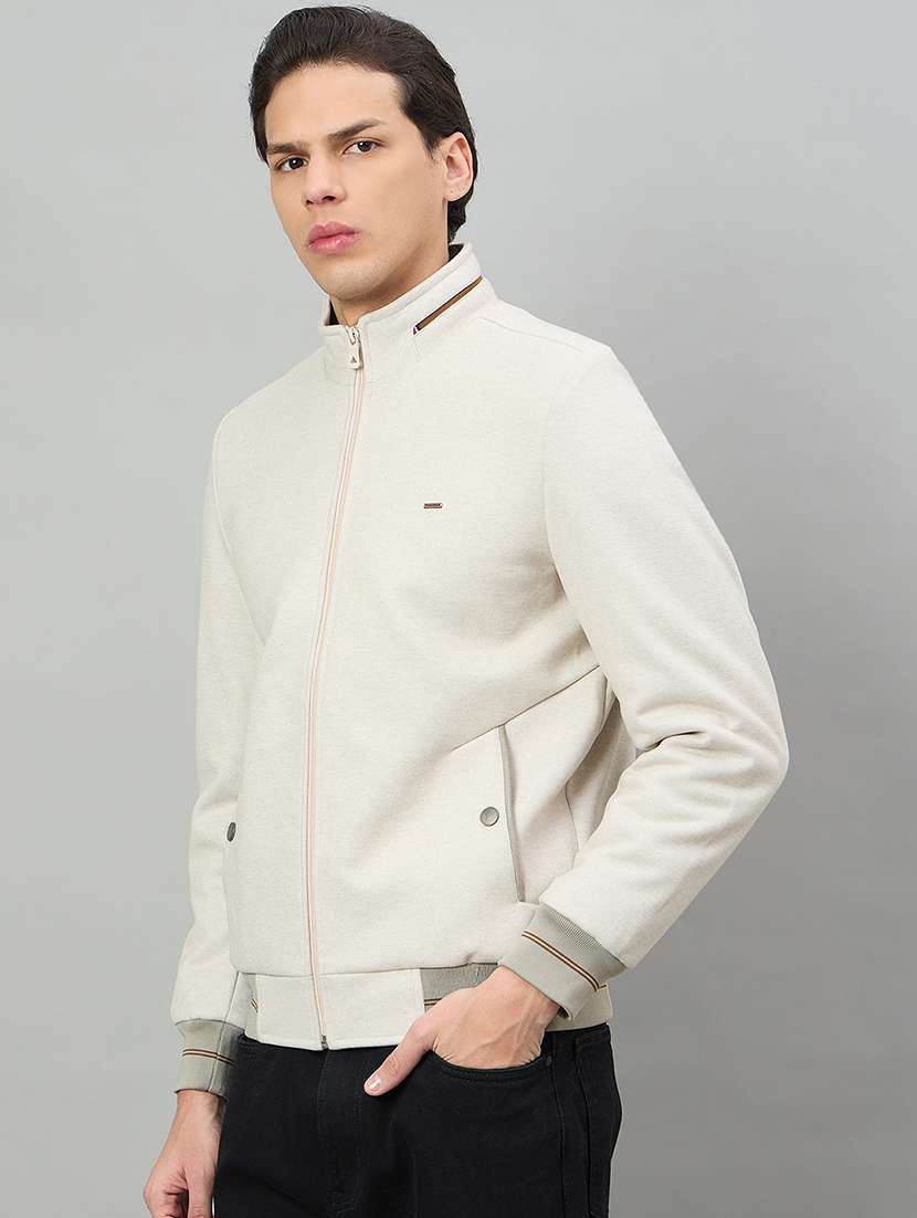 men solid long sleeve bomber jacket - 22336189 -  Standard Image - 2