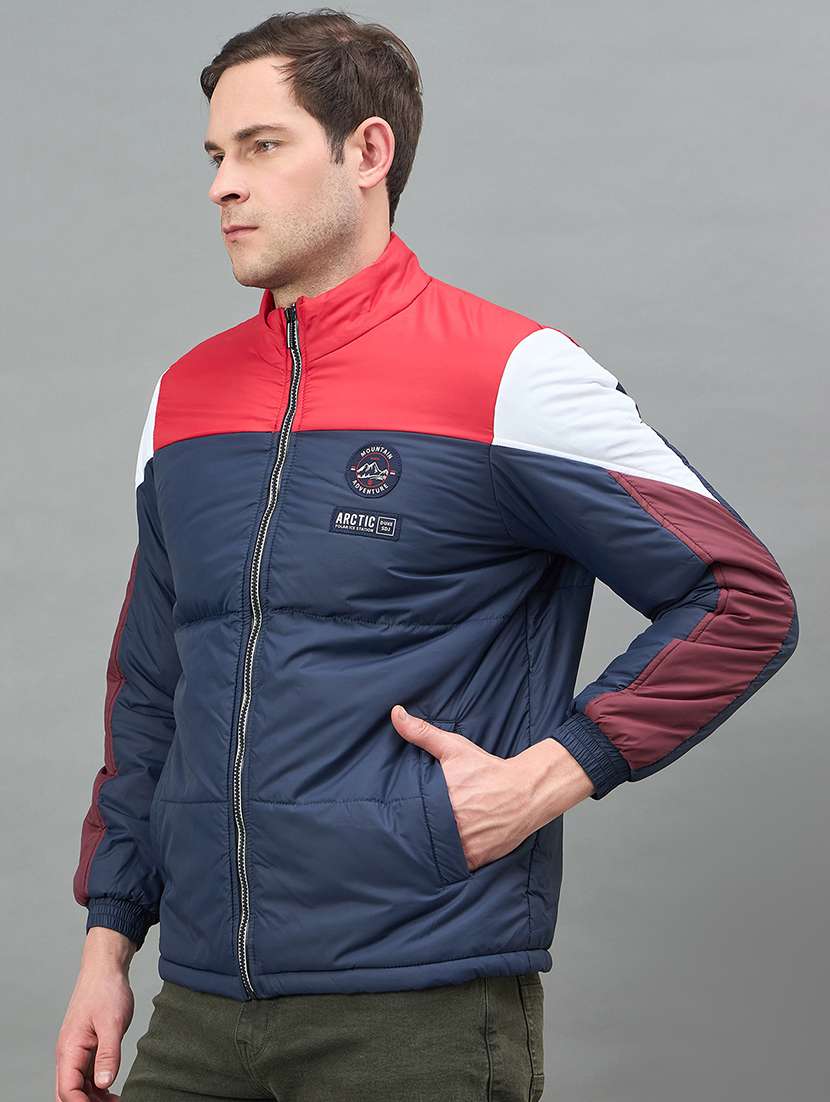 men color block sleeveless puffer jacket - 22336192 -  Standard Image - 2