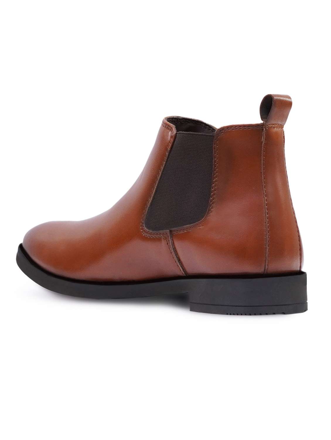 men tan slip on boot - 22336392 -  Standard Image - 2