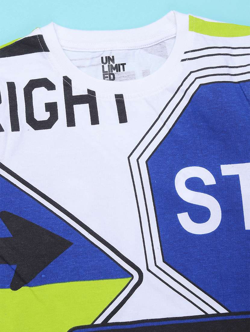 boys printed short sleeve twin set - 22336572 -  Standard Image - 2