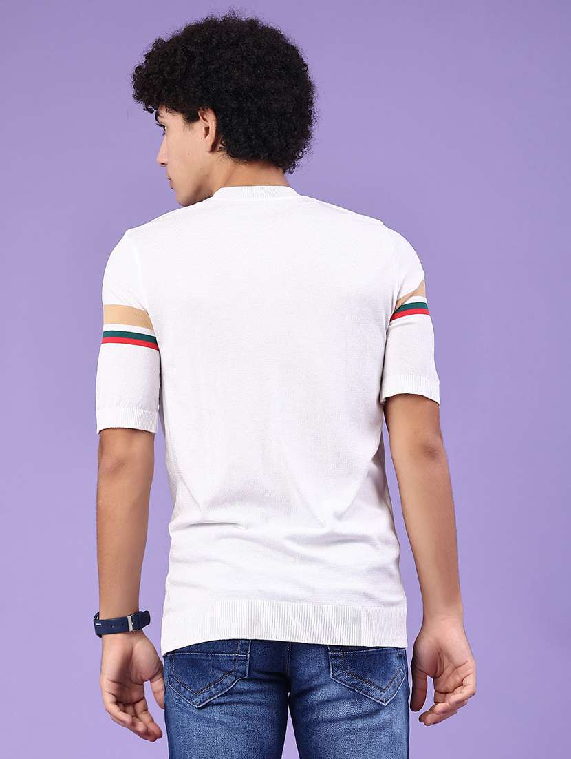 men striped short sleeve regular fit t-shirt - 22336616 -  Standard Image - 2
