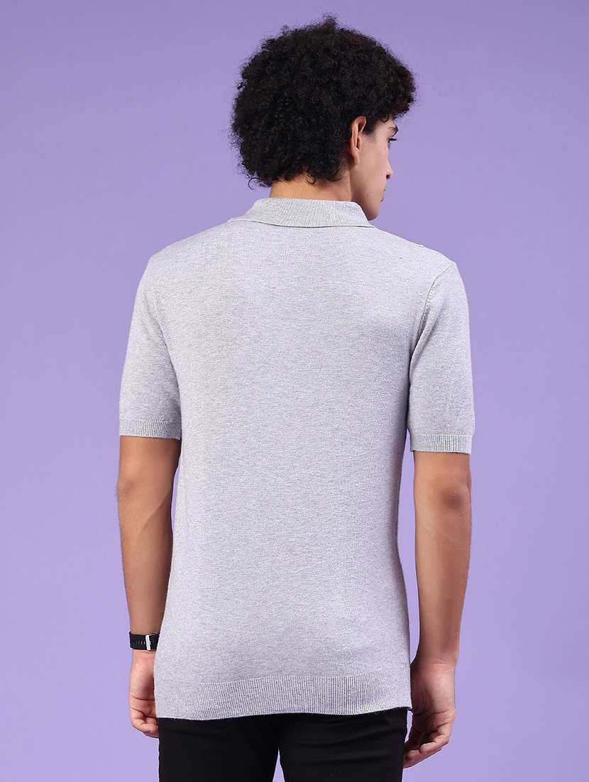 men solid short sleeve polo t-shirt - 22336619 -  Standard Image - 2