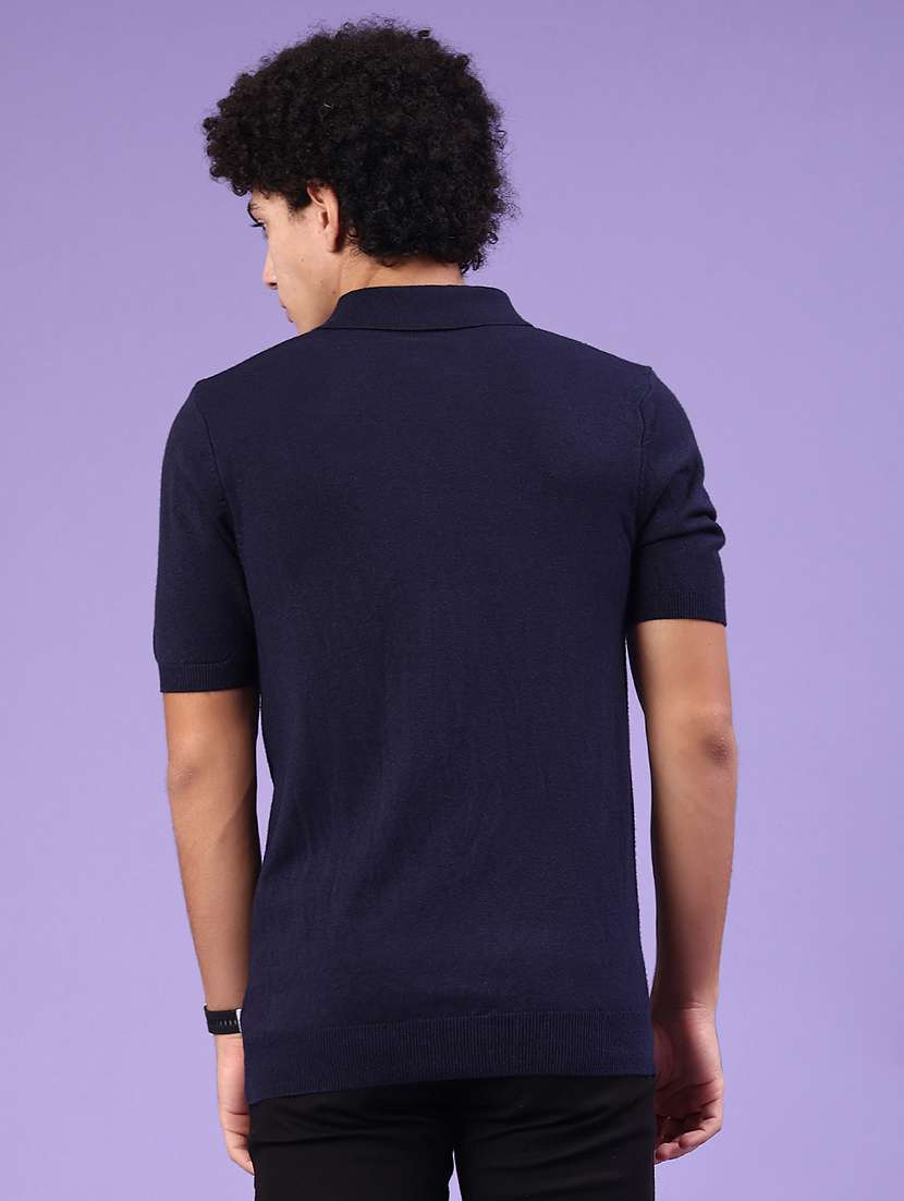men solid short sleeve polo t-shirt - 22336621 -  Standard Image - 2