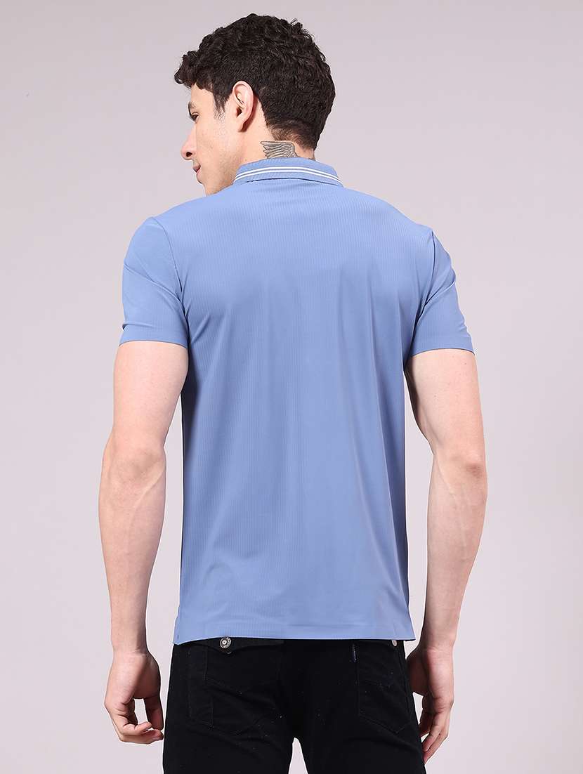 men solid short sleeve regular fit polo t-shirt - 22336798 -  Standard Image - 2