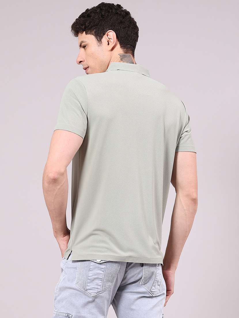 men solid short sleeve regular fit polo t-shirt - 22336819 -  Standard Image - 2