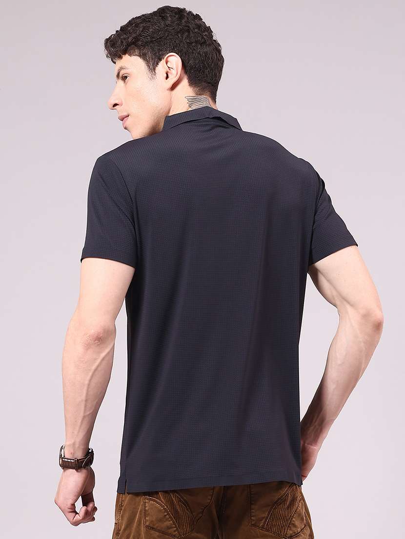 men solid short sleeve regular fit polo t-shirt - 22336820 -  Standard Image - 2