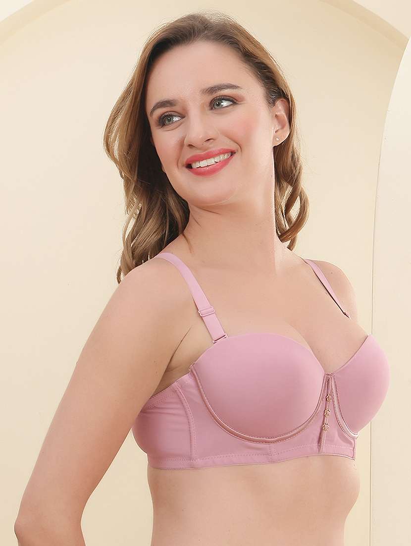 women solid lightly padded push up bra - 22337164 -  Standard Image - 2