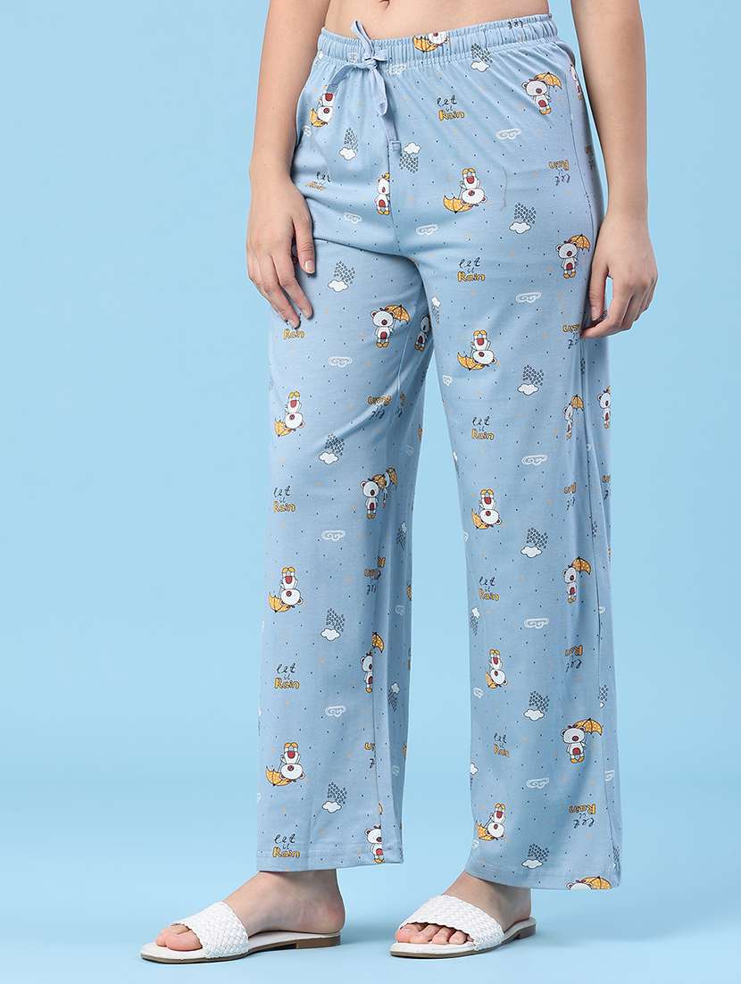women printed mid rise pajama - 22337370 -  Standard Image - 2