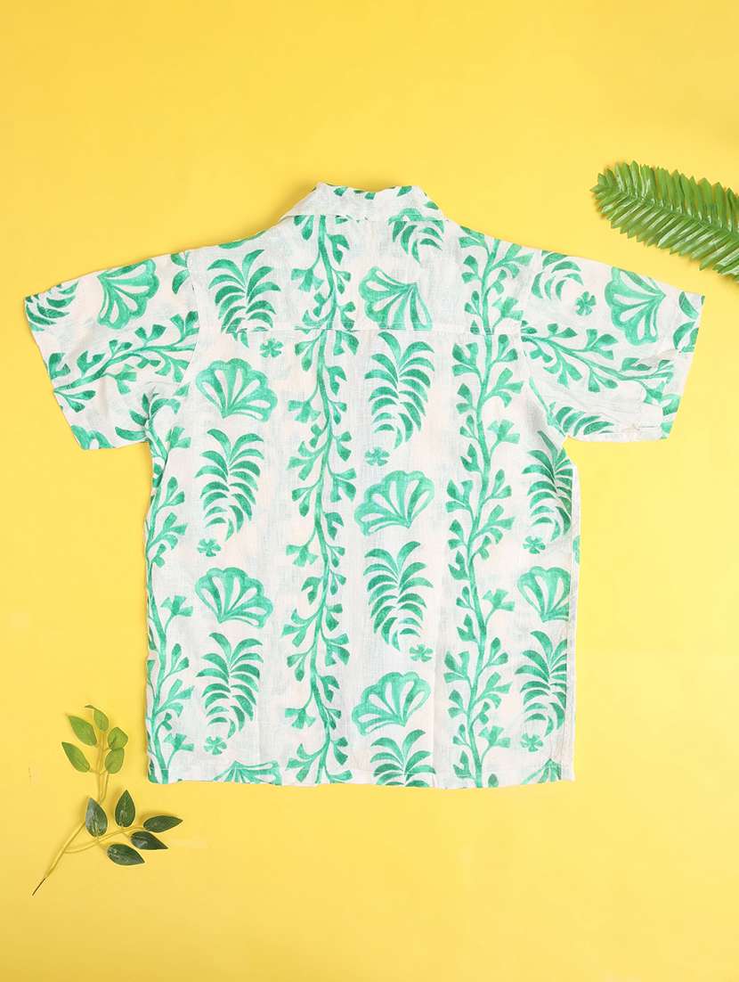boys printed short sleeves regular fit shirt - 22337449 -  Standard Image - 2