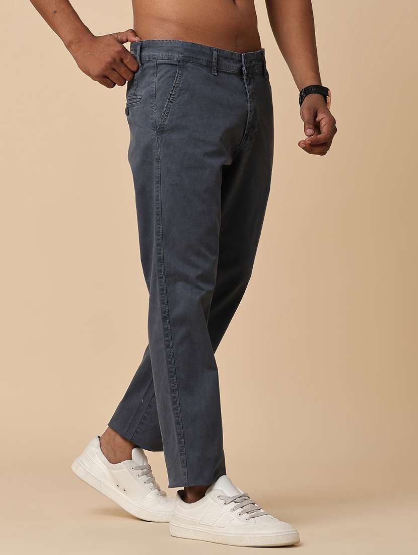 Grey Cotton Jeans - 22337550 -  Standard Image - 2