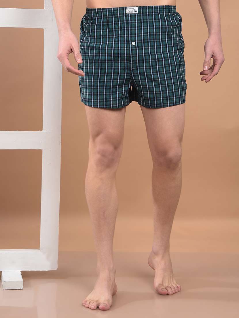 men pack of 3 checkered regular fit boxer - 22337617 -  Standard Image - 2