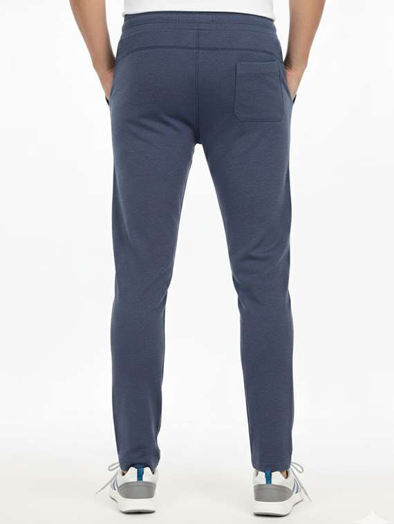 men solid mid rise full length track pant - 22338185 -  Standard Image - 2