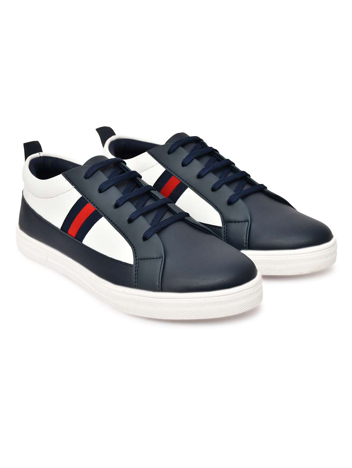 men blue lace-up sneaker - 22338386 -  Standard Image - 2