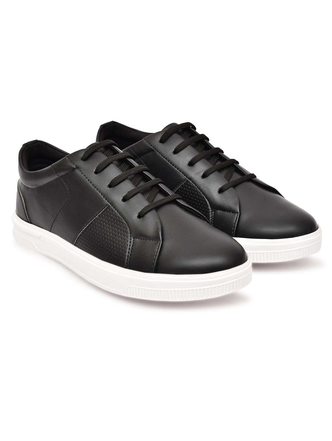 men black lace-up sneaker - 22338397 -  Standard Image - 2