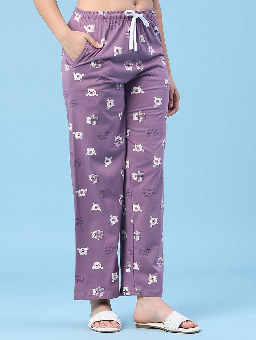 women printed mid rise pajama - 22338765 -  Standard Image - 2