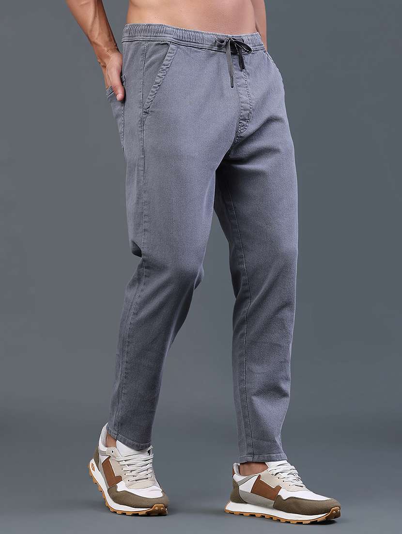 men solid mid rise slim fit jeans - 22338821 -  Standard Image - 2
