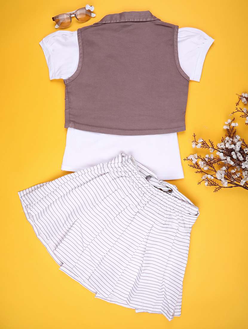 brown polyester twin sets & jump suit - 22338828 -  Standard Image - 2