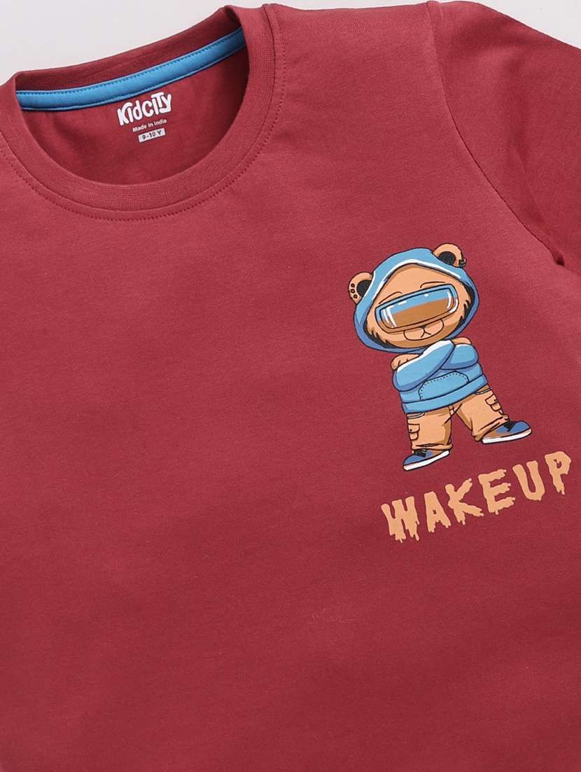 boys printed short sleeve t-shirt - 22339252 -  Standard Image - 2