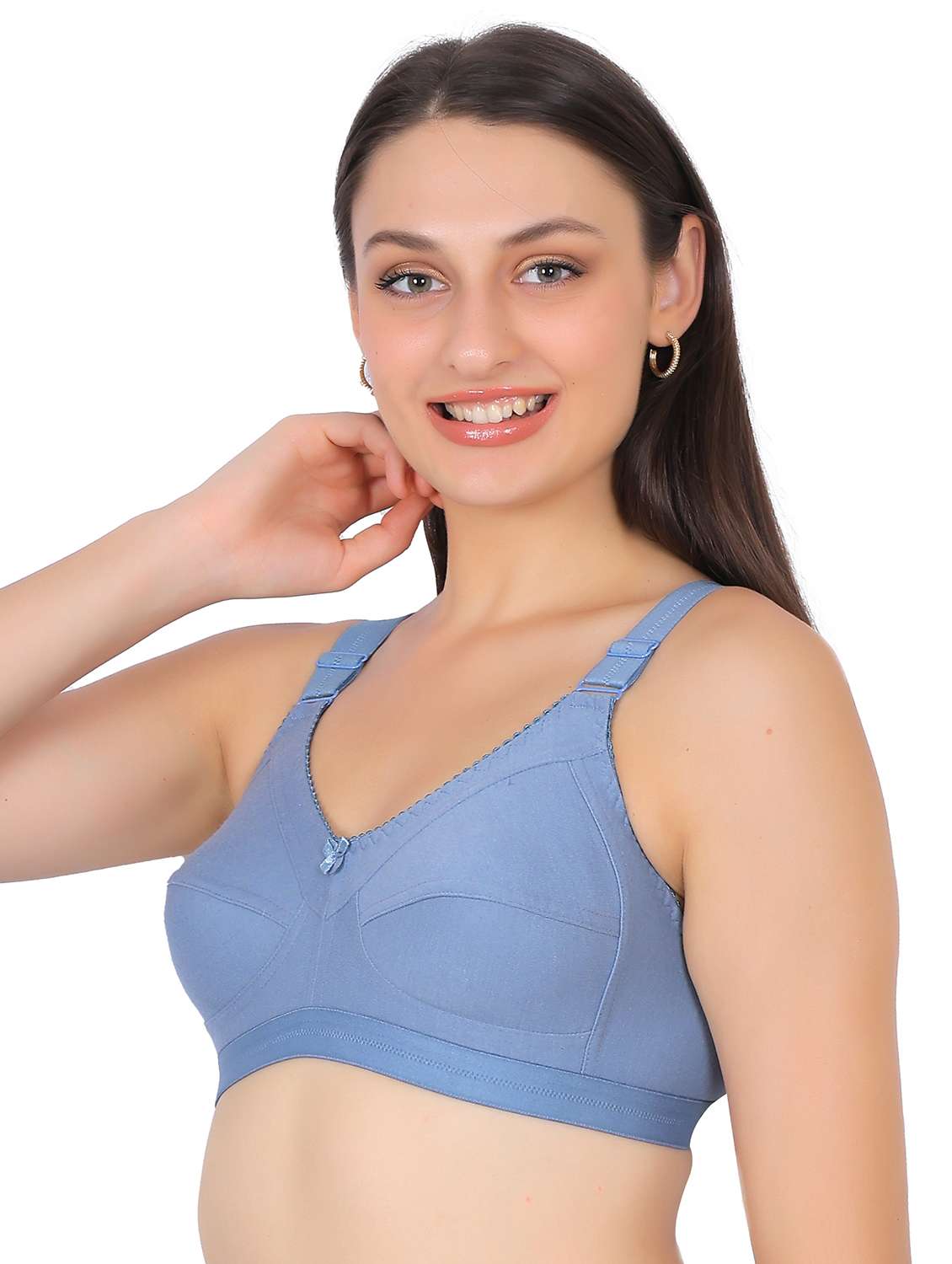 girls solid non padded minimizer bra - 22339253 -  Standard Image - 2
