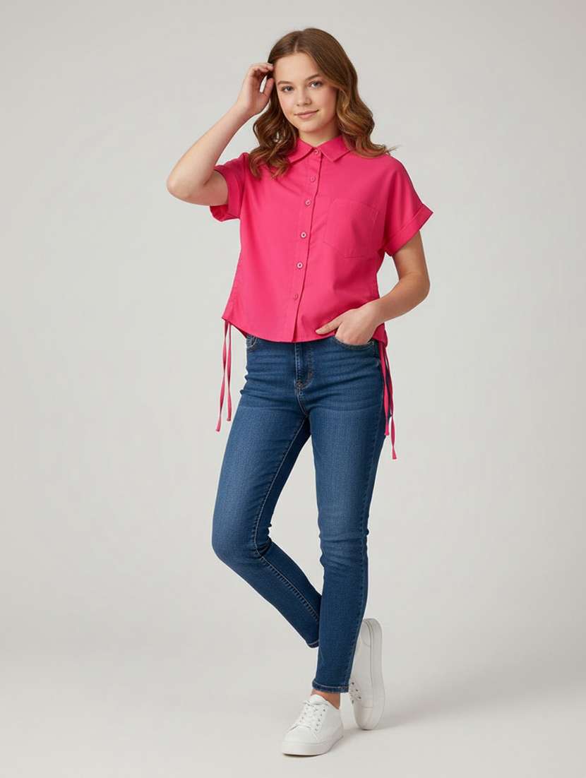 pink cotton  top - 22339566 -  Standard Image - 2