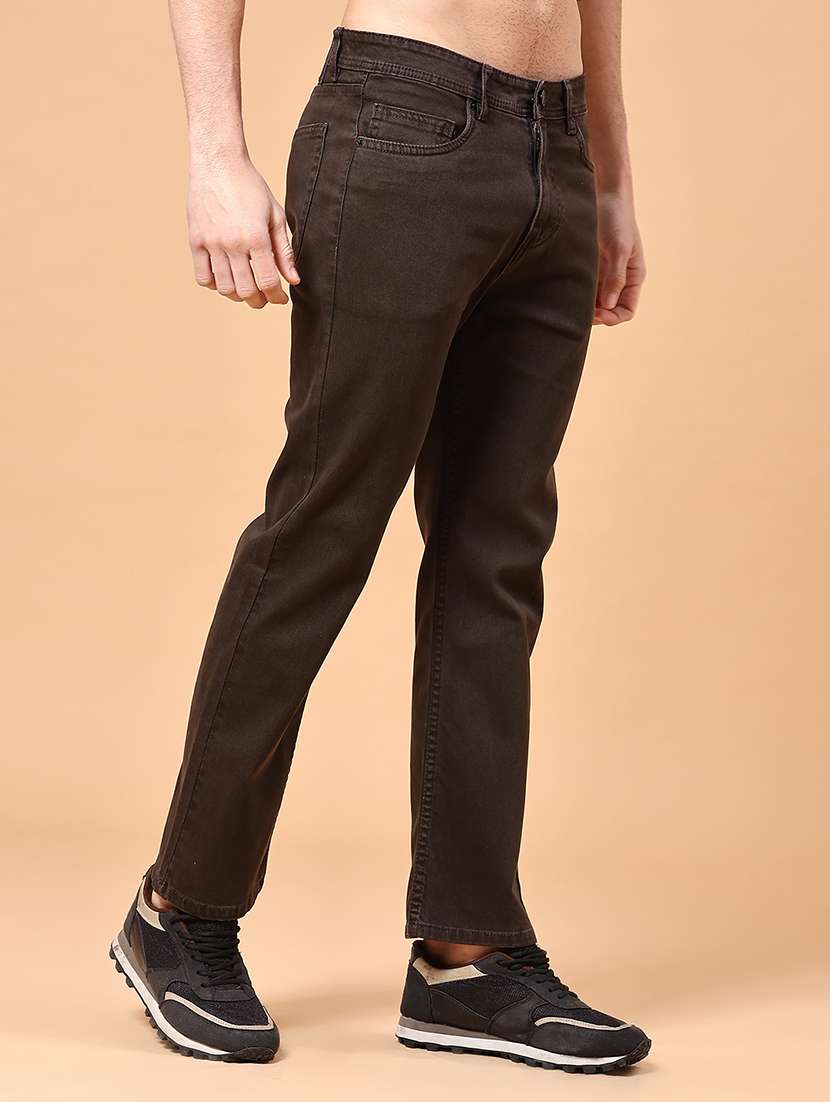men plain mid rise full length jeans - 22339861 -  Standard Image - 2