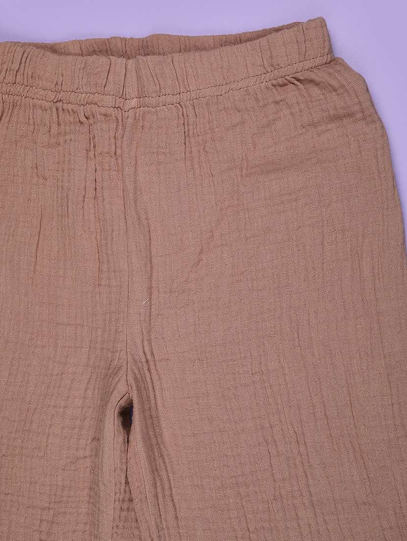 brown cotton jogger - 22340061 -  Standard Image - 2