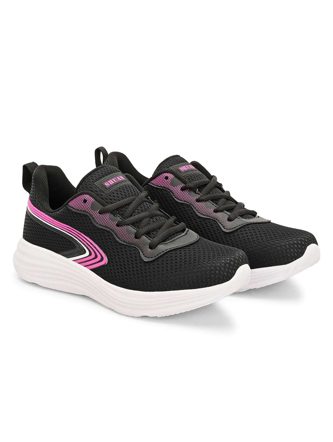 women solid lace up sport shoes - 22340198 -  Standard Image - 2