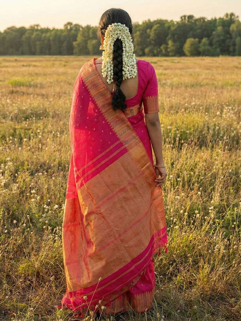 women self design banarasi saree with blouse - 22340717 -  Standard Image - 2