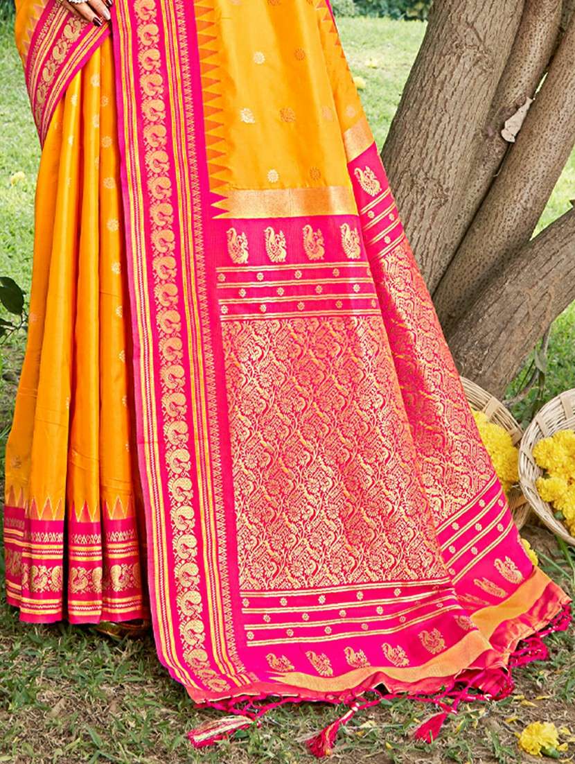 women self design banarasi saree with blouse - 22340741 -  Standard Image - 2
