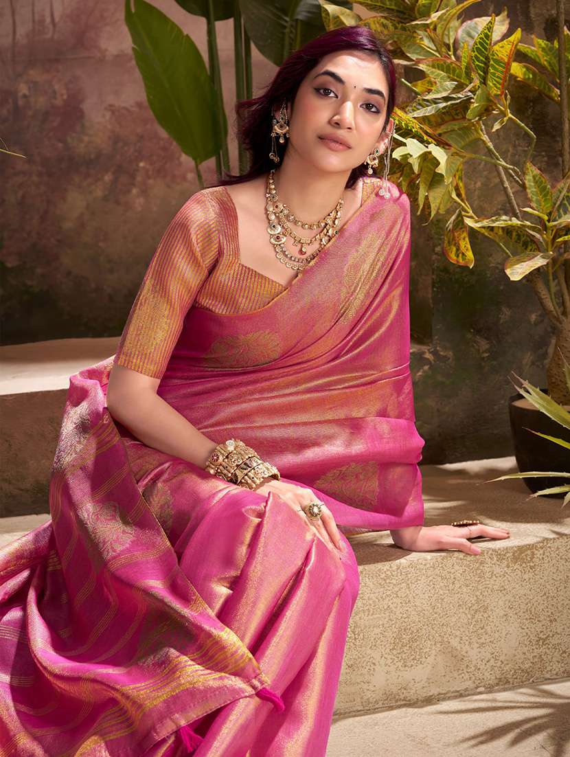 women self design southern silk saree with blouse - 22340754 -  Standard Image - 2