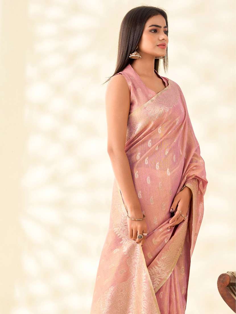 Women Self Design Southern Silk Saree With Blouse - 22340764 -  Standard Image - 2