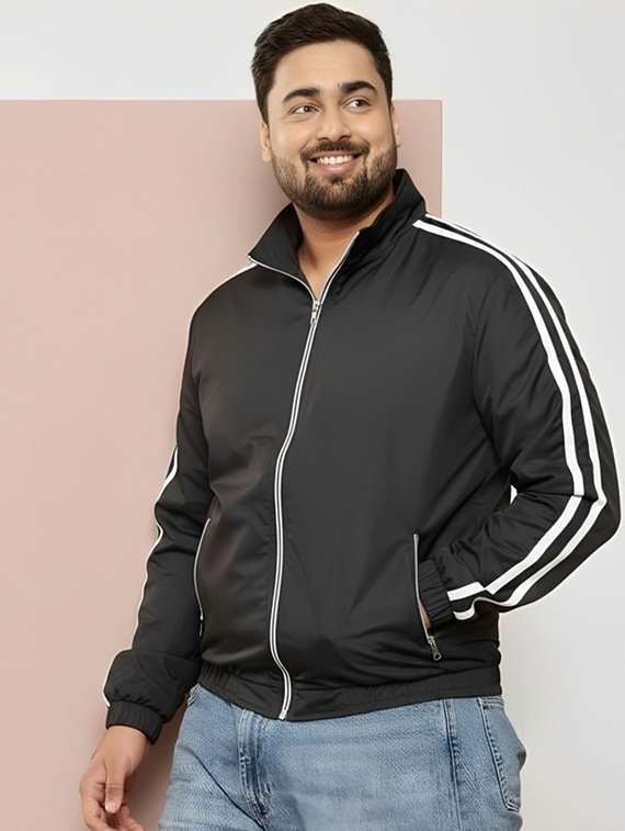 men tapered long sleeve bomber jacket - 22340843 -  Standard Image - 2