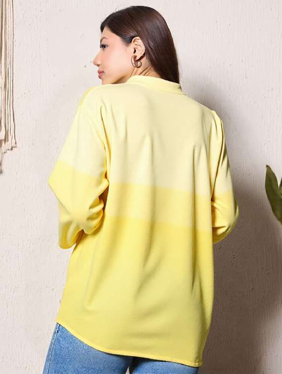 women plus size ombre long sleeve shirt  - 22340845 -  Standard Image - 2