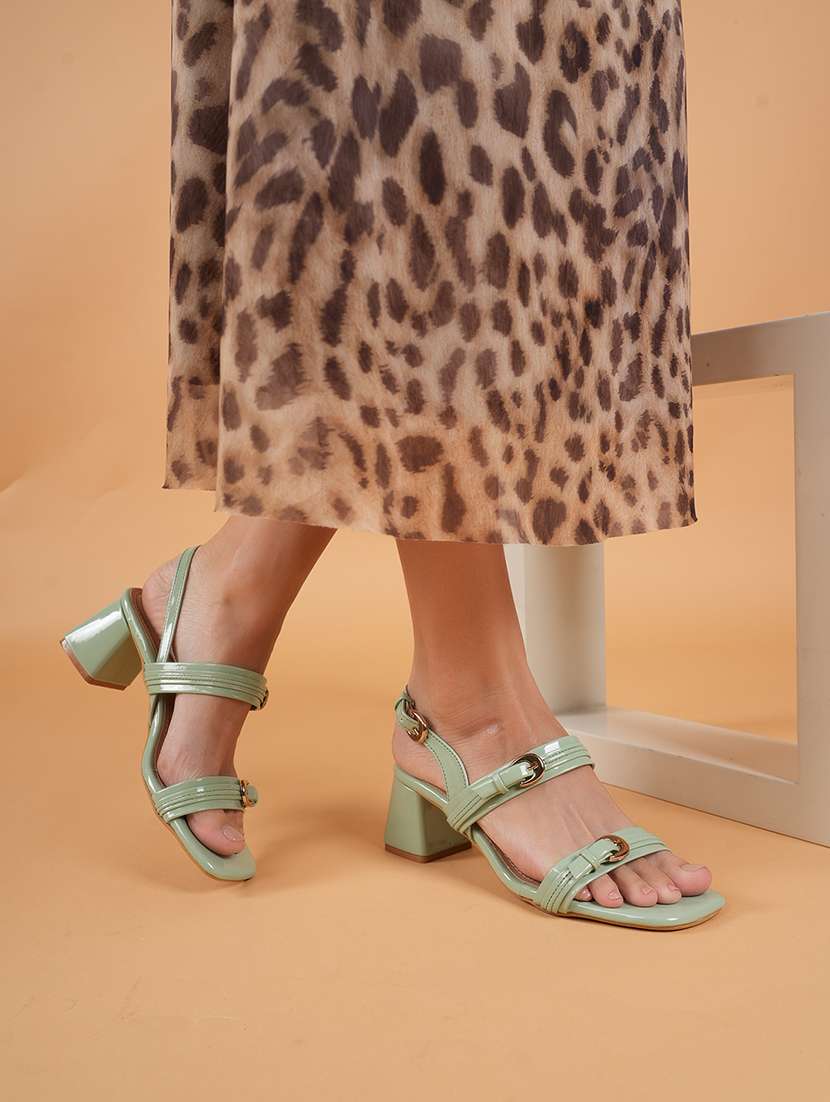 Women Solid Back Strap Sandals - 22341178 -  Standard Image - 2