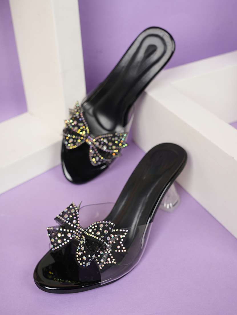 women solid slip on sandals