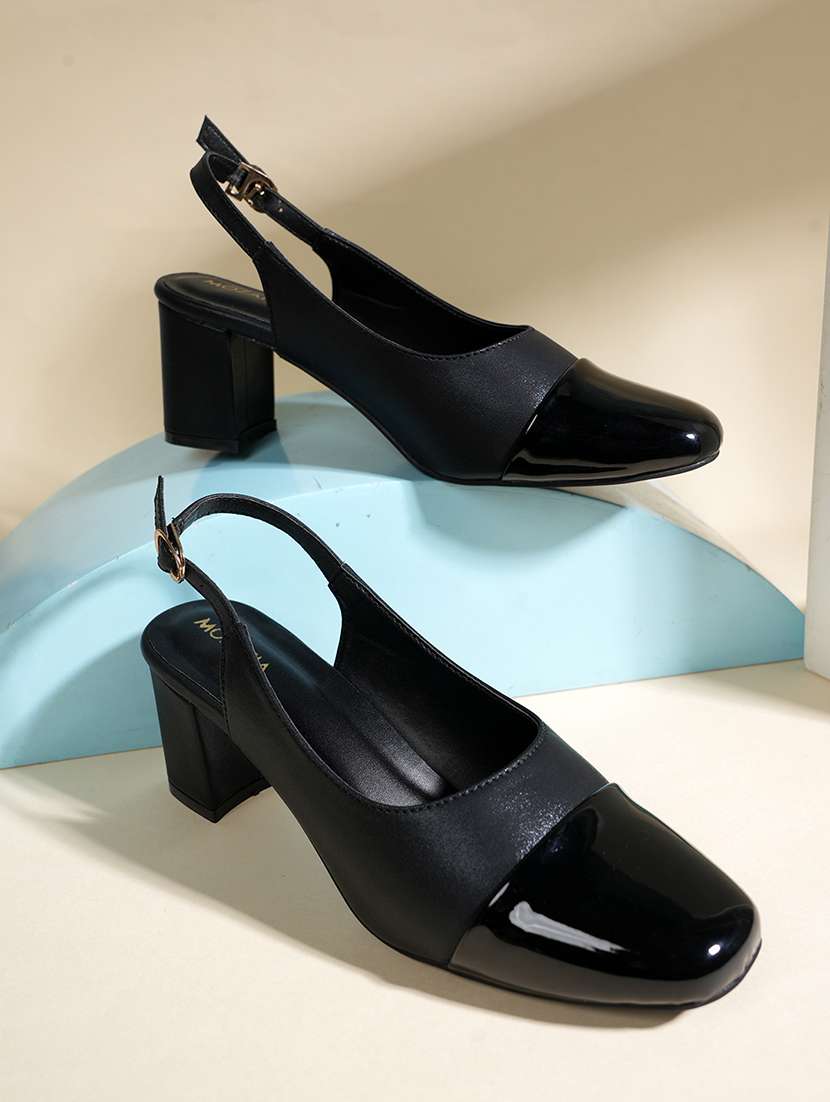 women solid back strap sandals