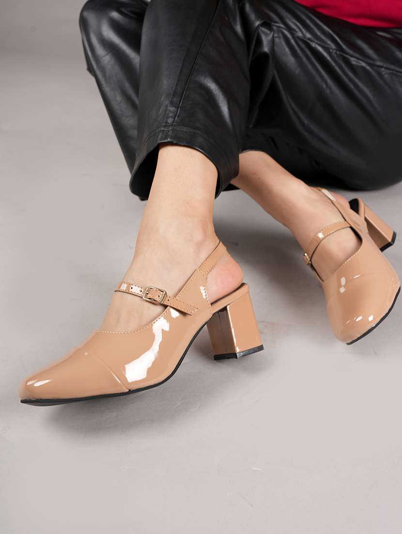 Women Solid Mary Jane Back Strap Sandals - 22341250 -  Standard Image - 2