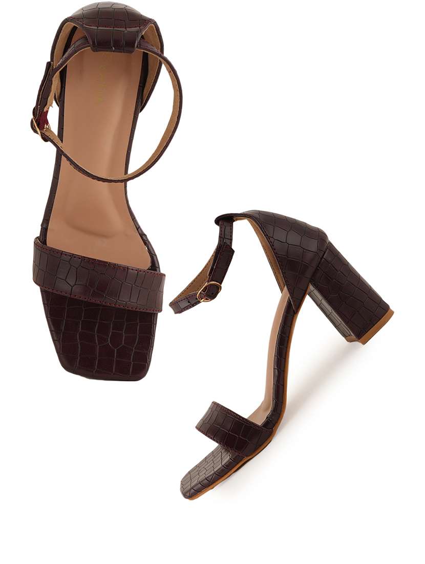 women solid ankle strap sandals - 22341252 -  Standard Image - 2