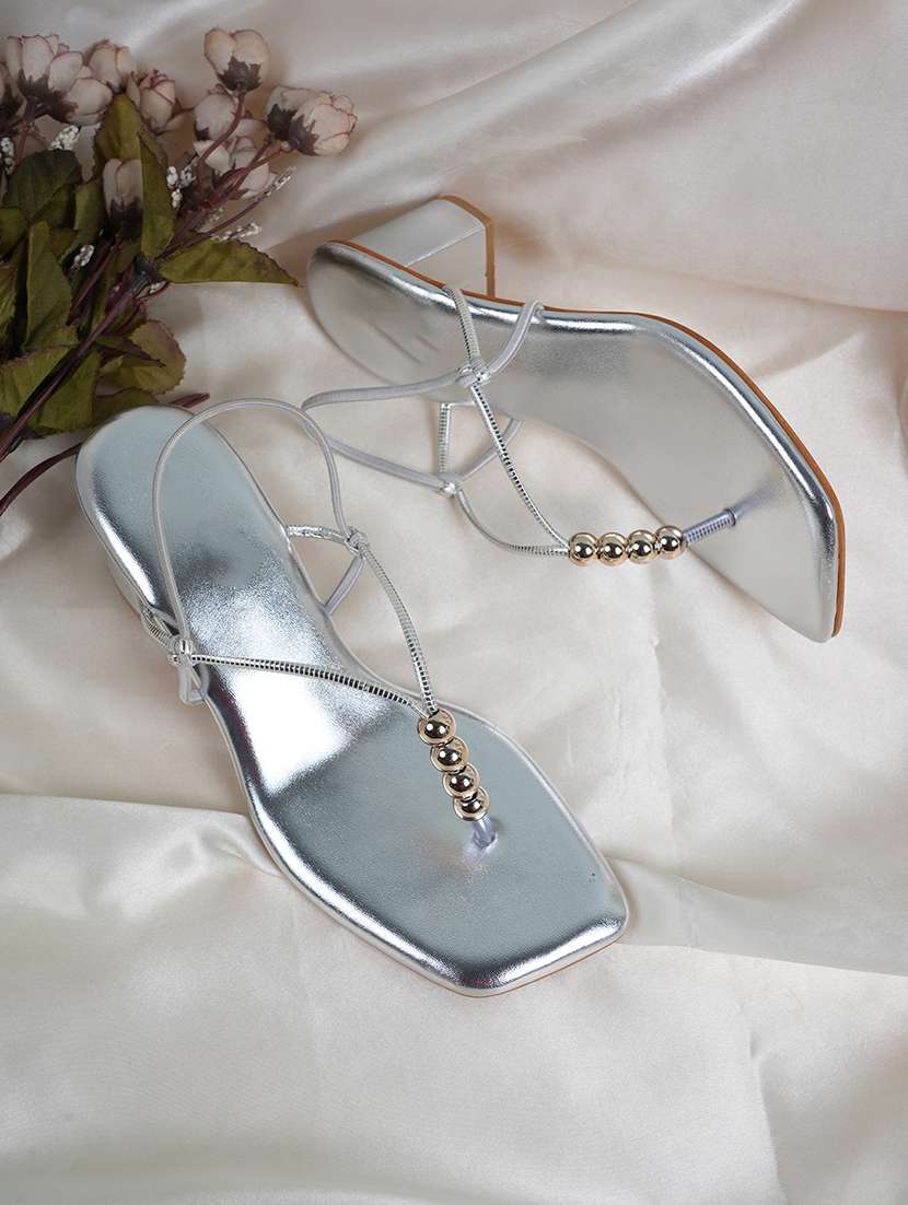 women solid back strap block heels