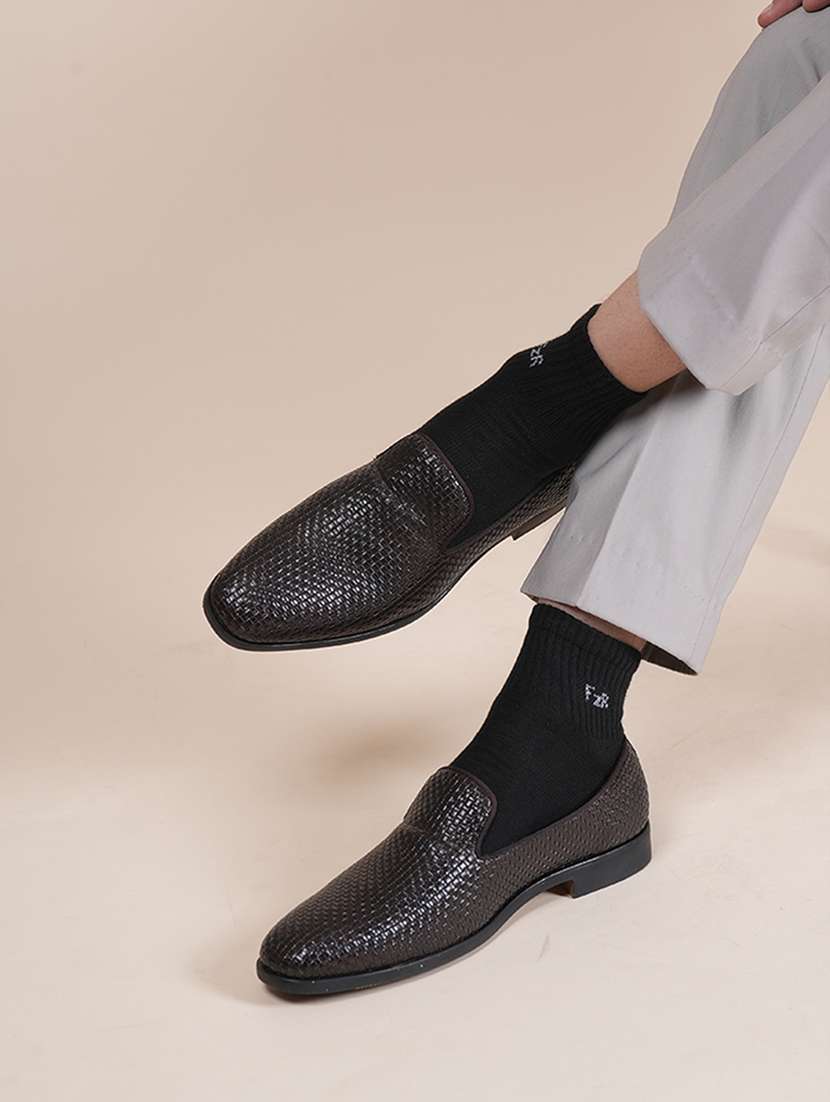 men textured slip on loafer - 22341398 -  Standard Image - 2