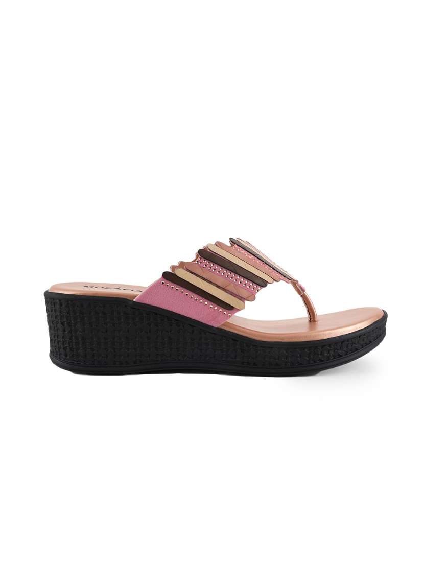 women solid slip on wedges - 22341453 -  Standard Image - 2