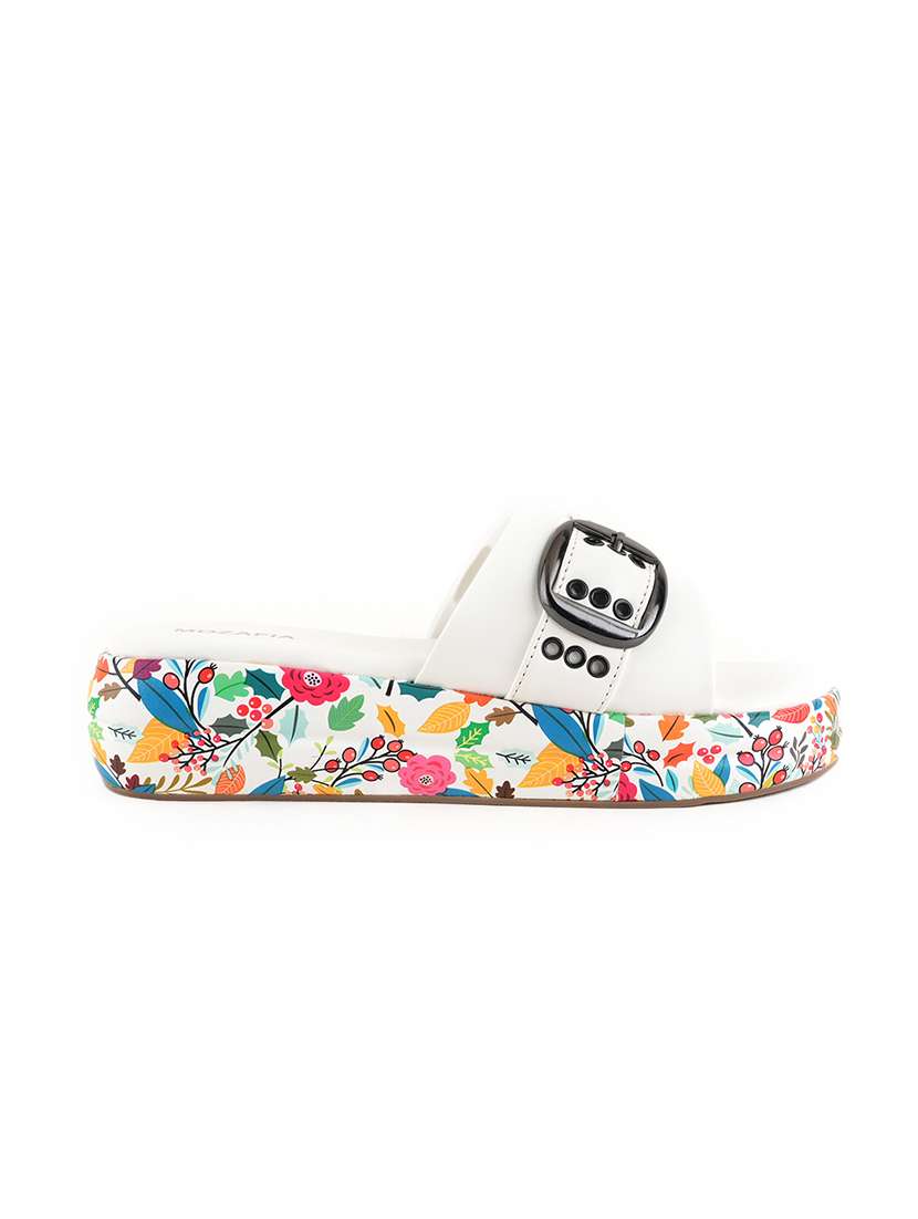 women printed slip on wedges - 22341457 -  Standard Image - 2
