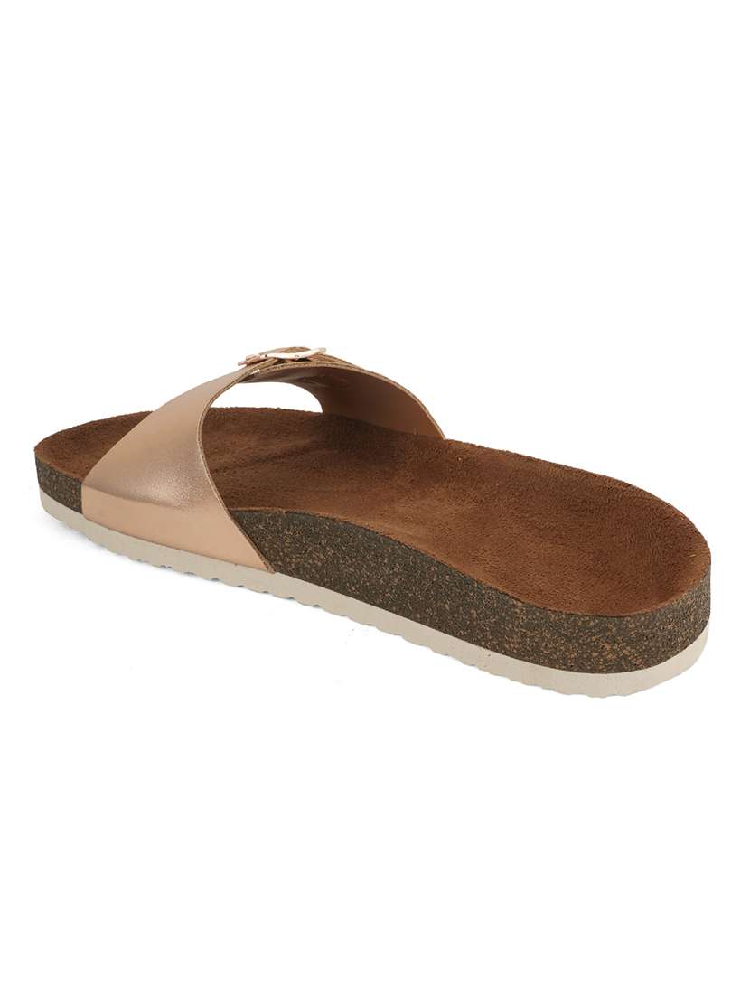 women solid slip on flat sandal - 22341494 -  Standard Image - 2