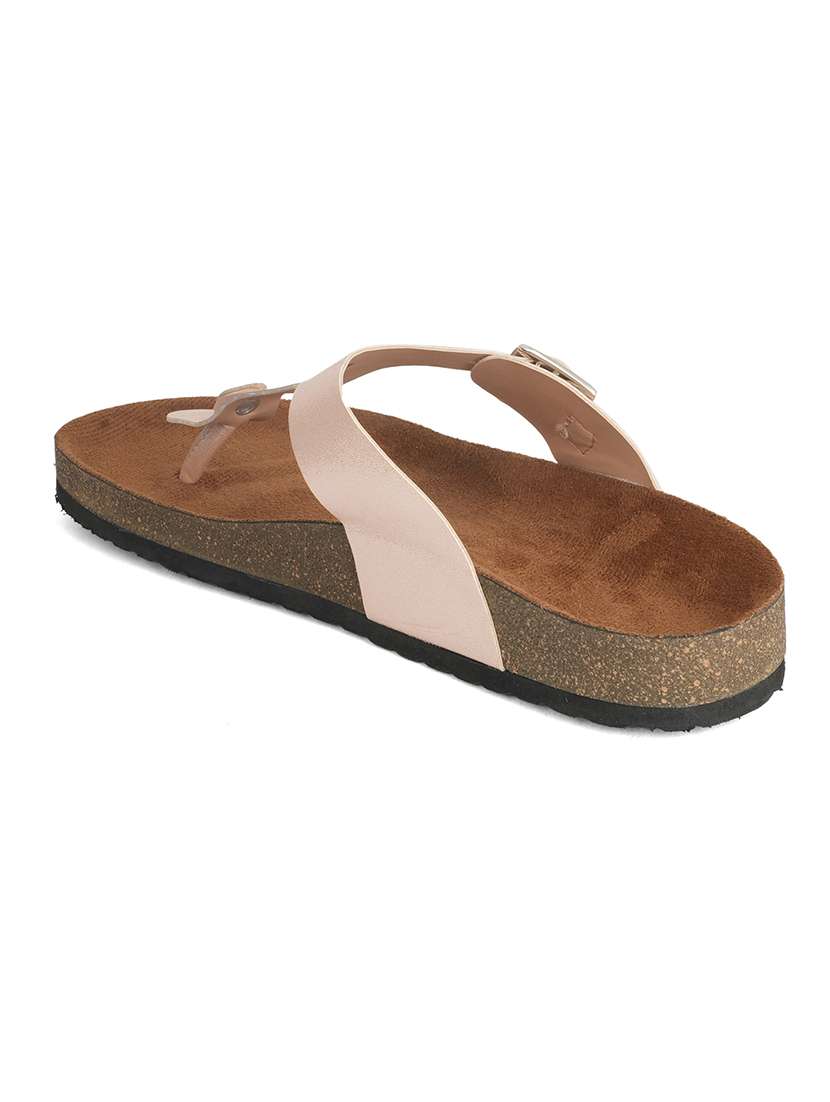 women solid slip on flat sandal - 22341495 -  Standard Image - 2