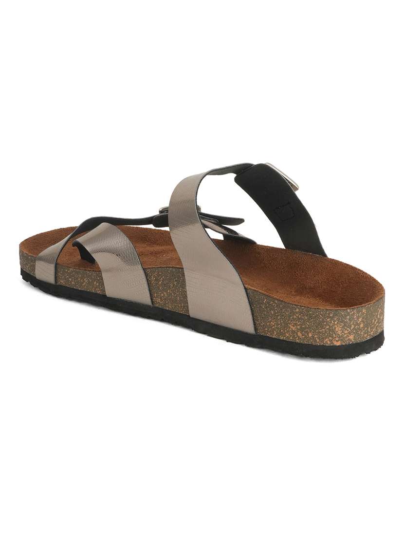 women solid slip on flat sandal - 22341499 -  Standard Image - 2